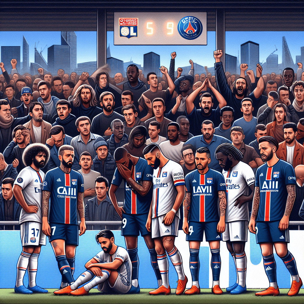 Une défaite amère pour l'Olympique Lyonnais contre le PSG