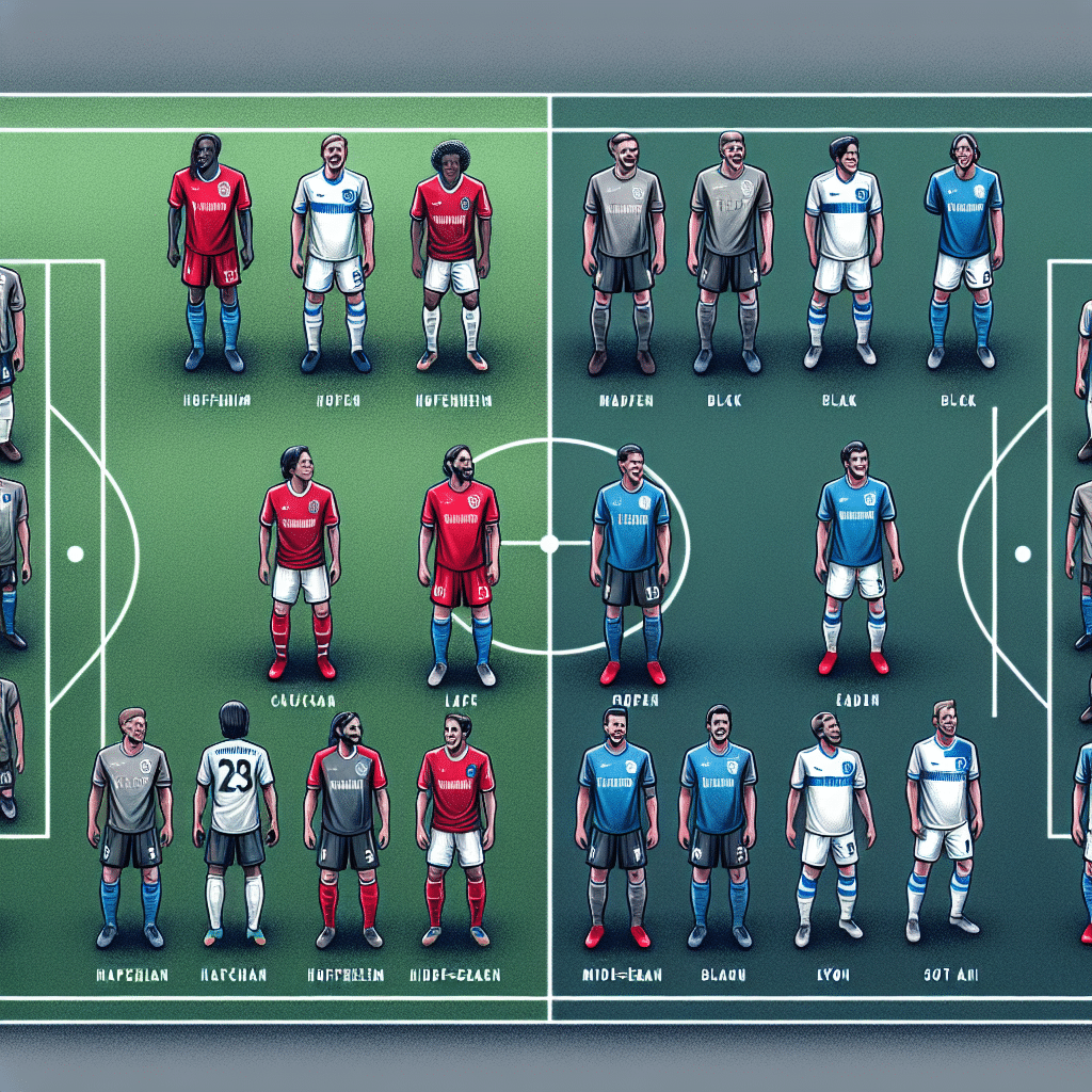 C3 : Les compositions probables d'Hoffenheim et de Lyon