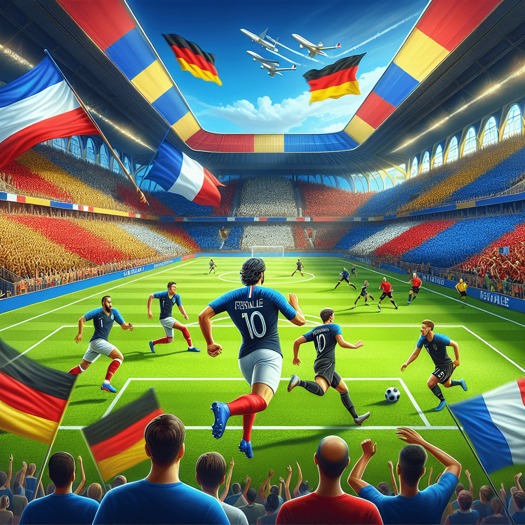 Une première mi-temps décisive pour la France contre l'Allemagne