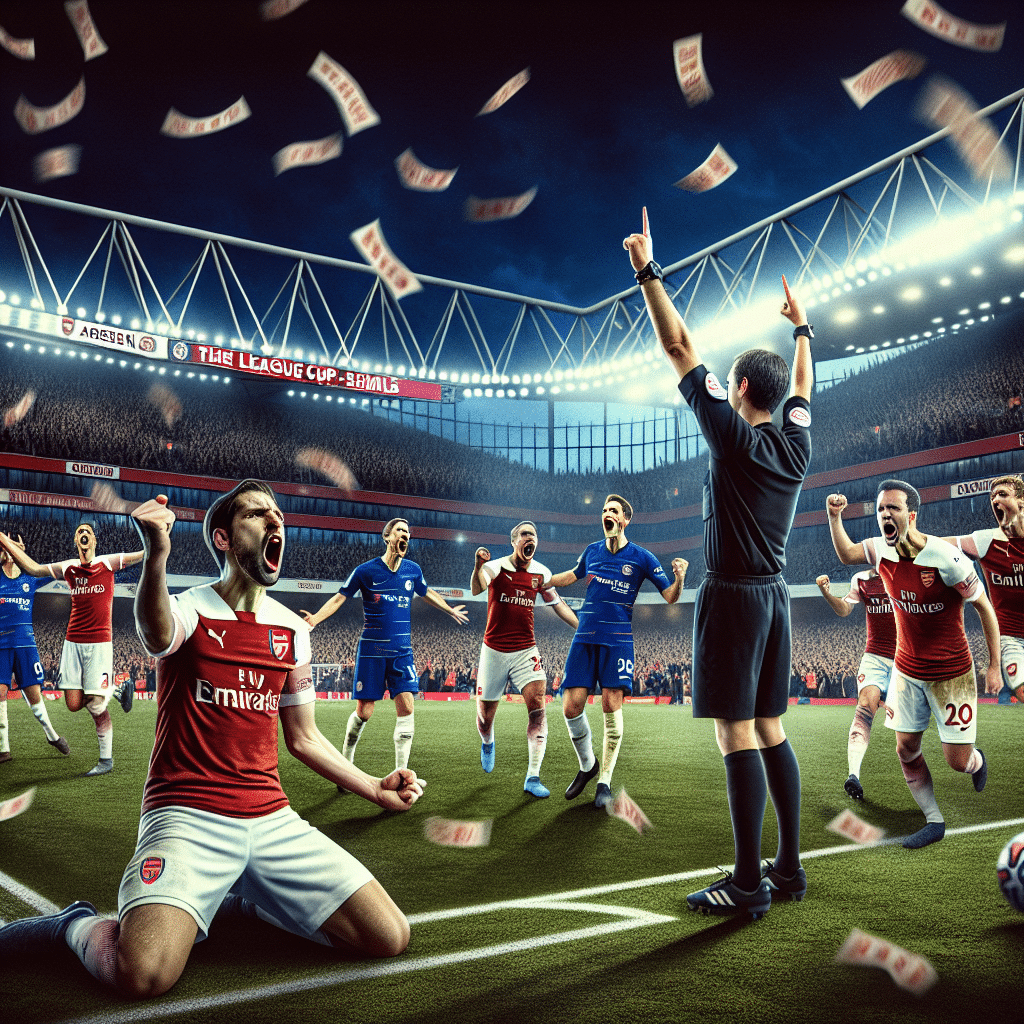 Arsenal s'impose face à Chelsea en demi-finale aller de la League Cup