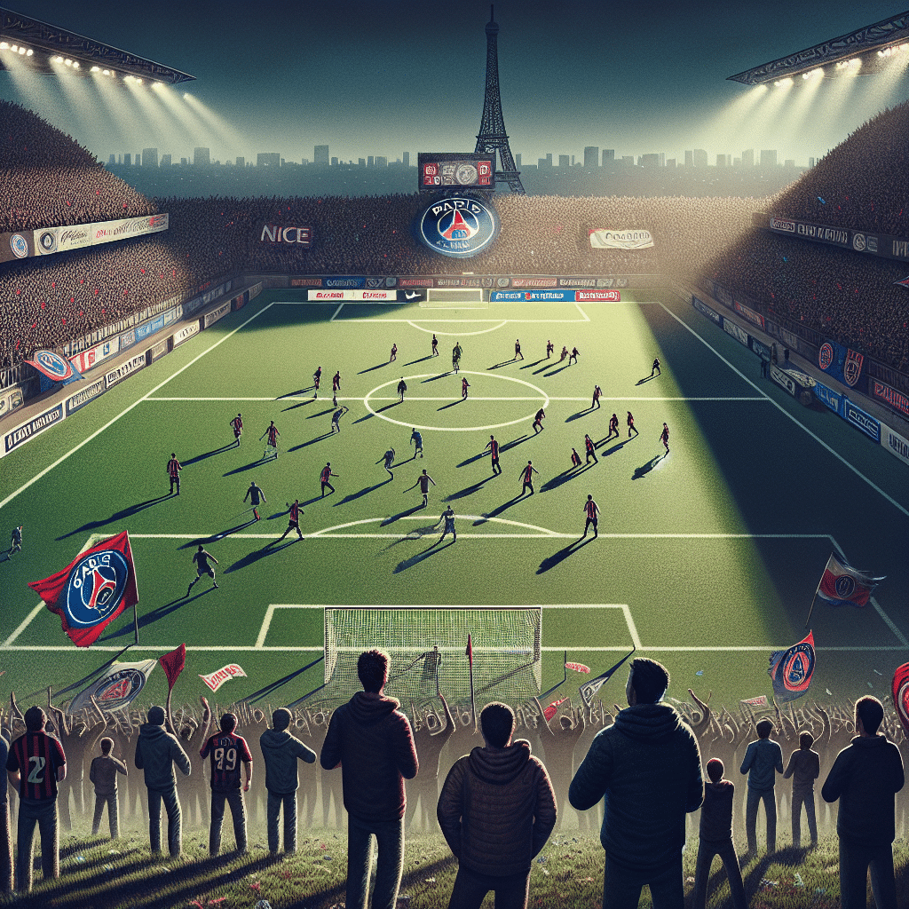 Paris FC prend l'avantage contre Nice à la mi-temps