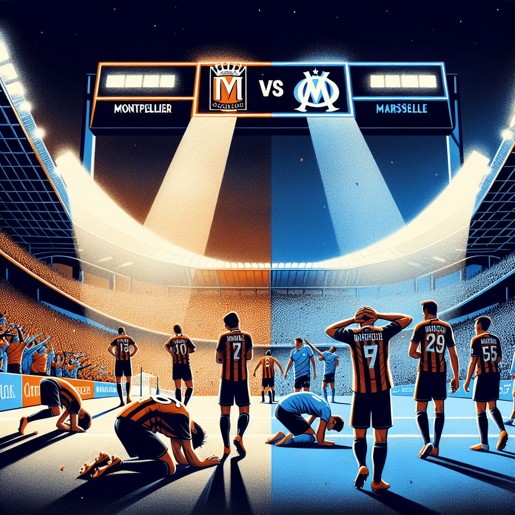 Montpellier face à Marseille : une défaite amère