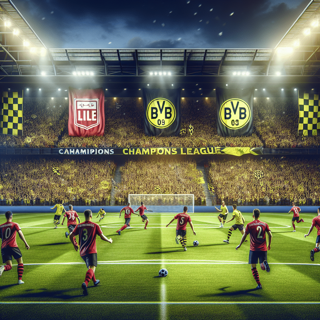 Le choc des titans : Lille face à Dortmund en Ligue des Champions