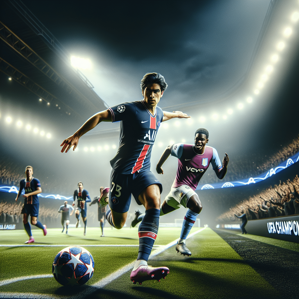 Paris SG domine Aston Villa en Ligue des Champions