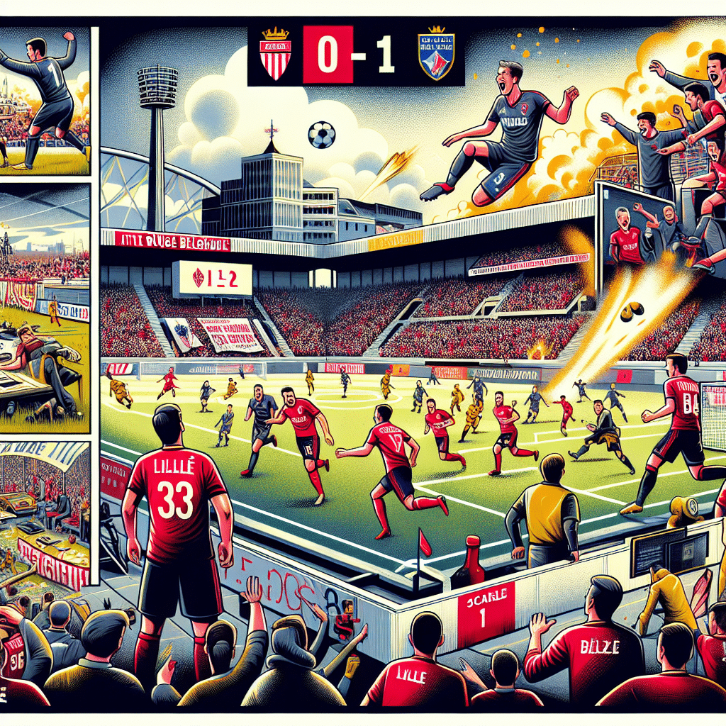 Analyse de la première mi-temps : Lille 0-1 Étoile Rouge de Belgrade